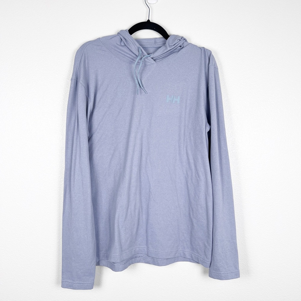 Helly Hanson Men's Lightweight Hooded Pullover Blue Sz M